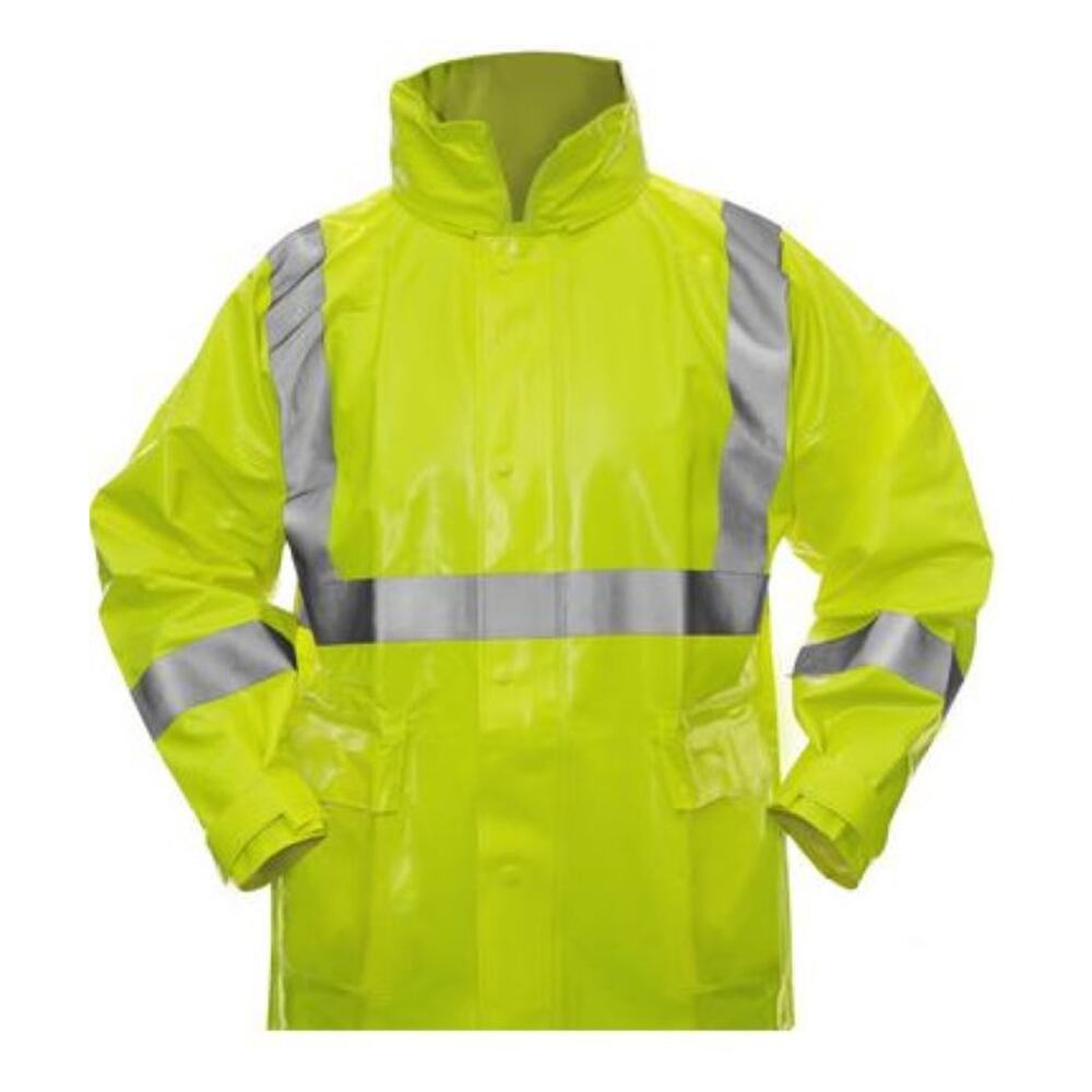 Tingley J53122 Type R Class 3 Safety Jacket Lime 5XL Hi-Vis Waterproof Hood NEW